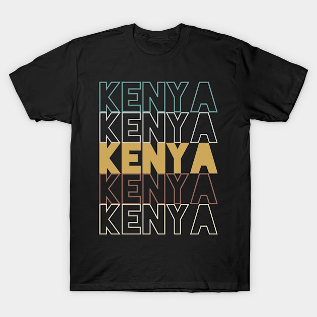 Kenya T-Shirt by Hank Hill